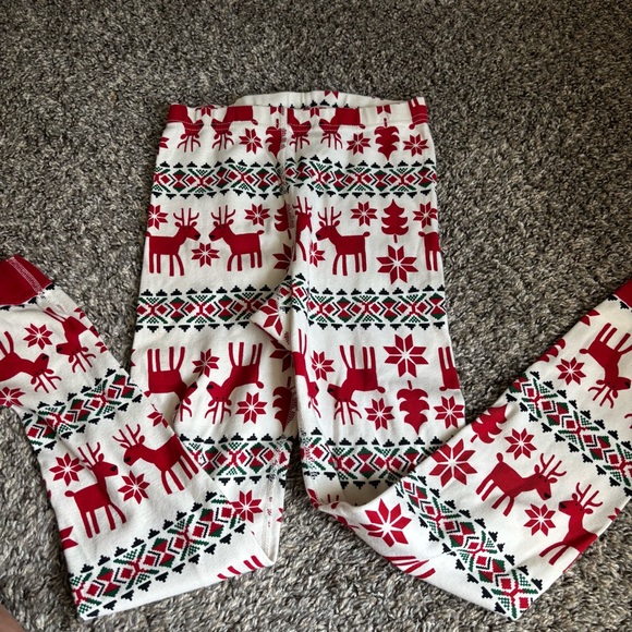 Hanna andersson deer pajama set Christmas holiday size 10 youth - Picture 5 of 5
